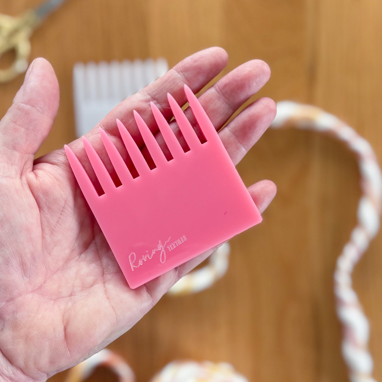 Acrylic Weaving Comb