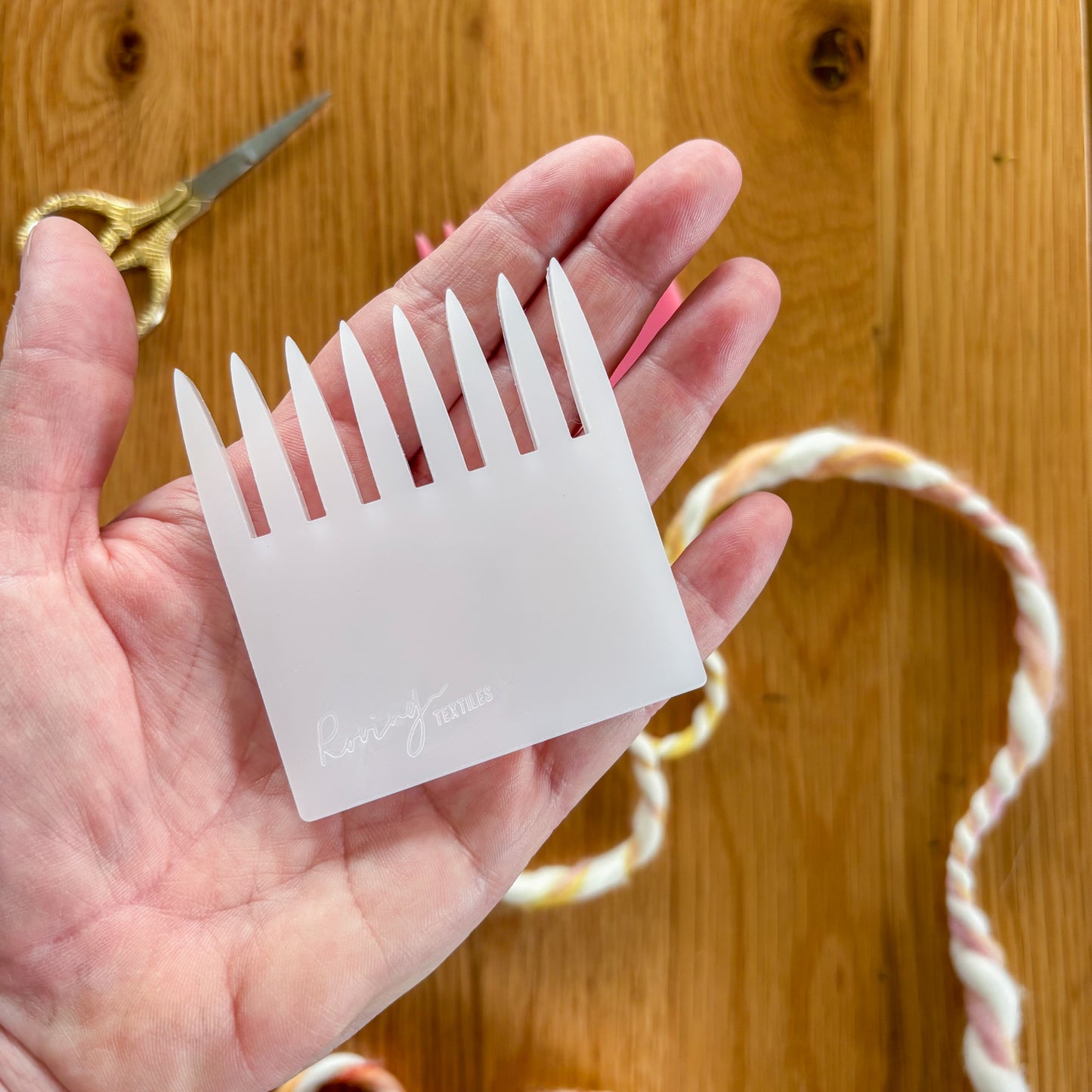 Acrylic Weaving Comb