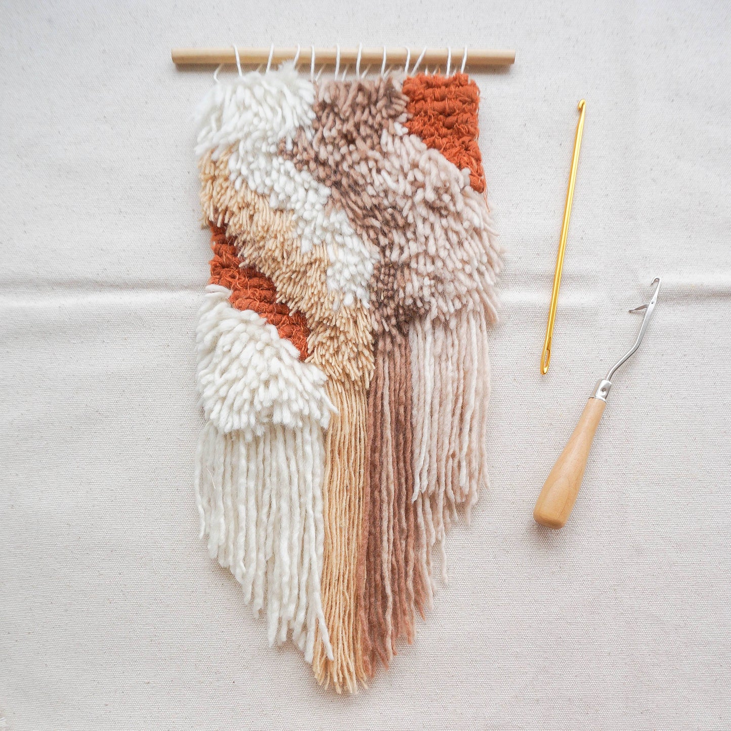 Earth Colors Mini latch hook kit