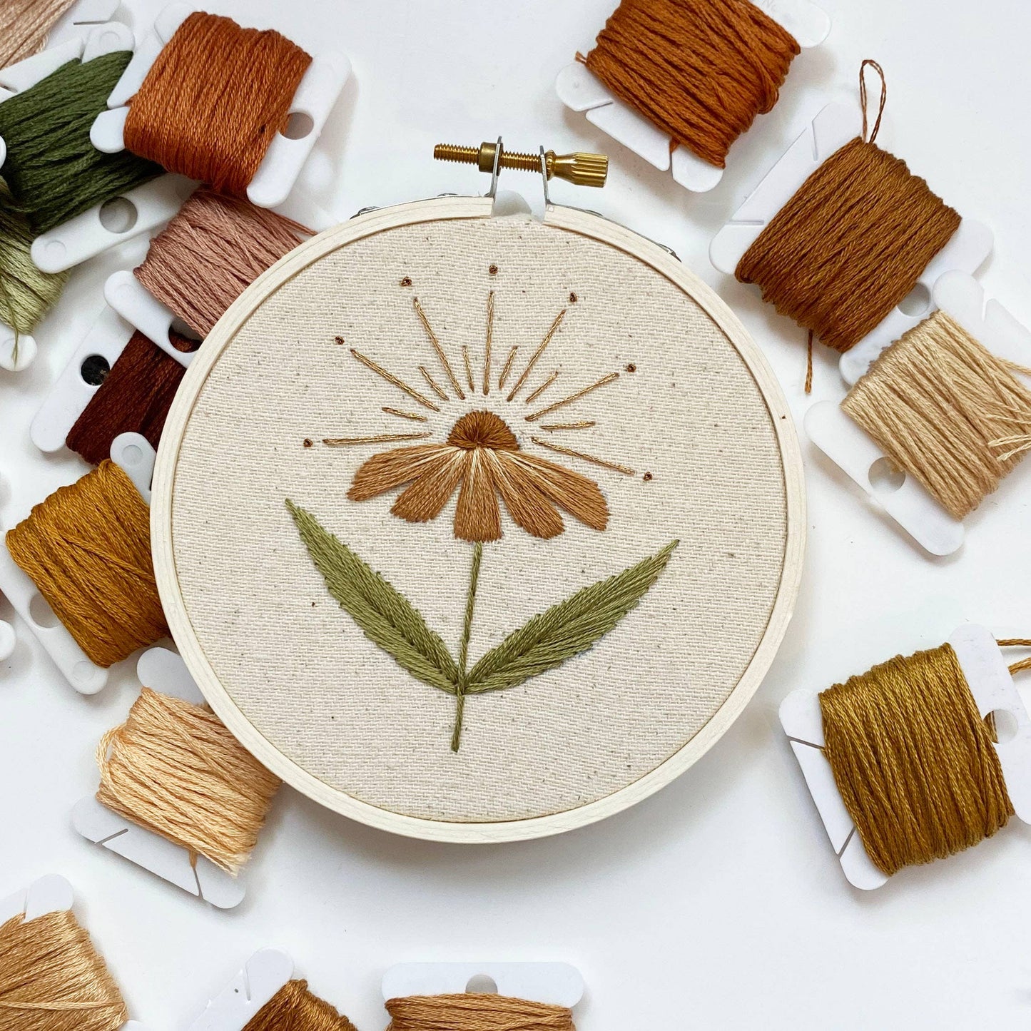 Sunflower Embroidery Kit