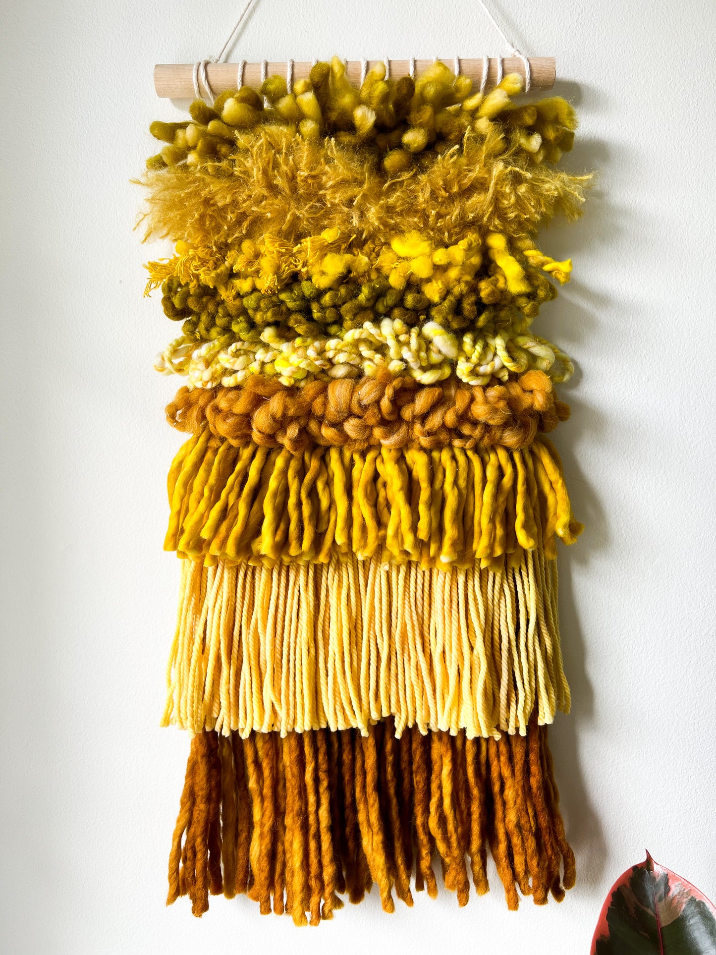 Shaggy Weave Yellow