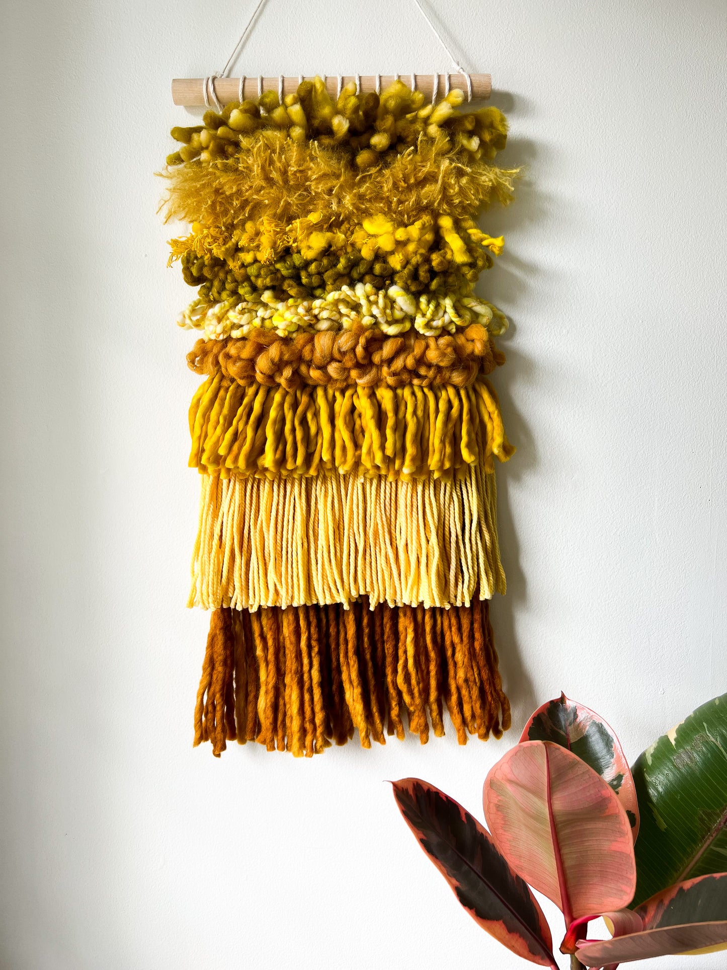 Shaggy Weave Yellow