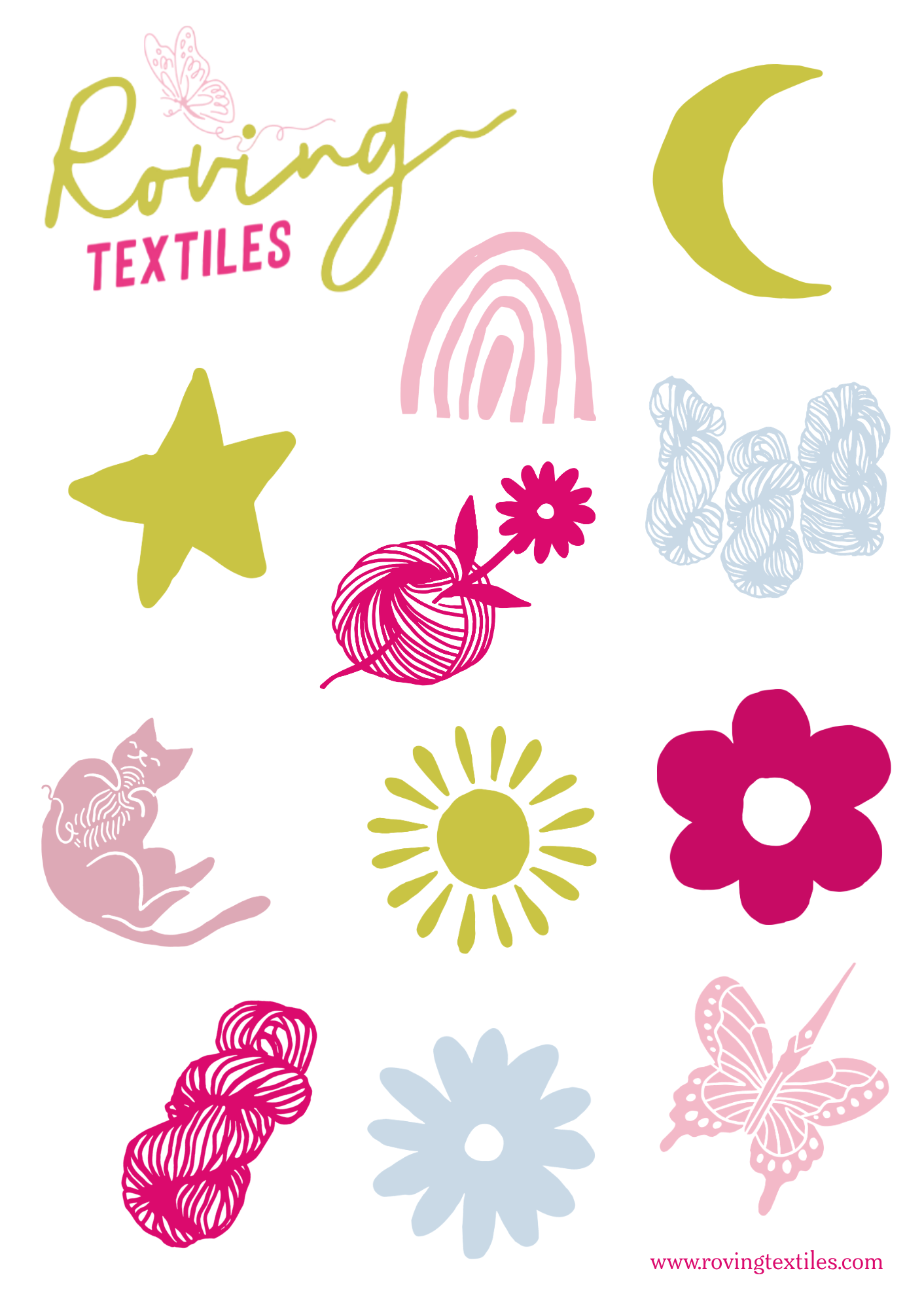 Yarn Lovers Sticker Sheet