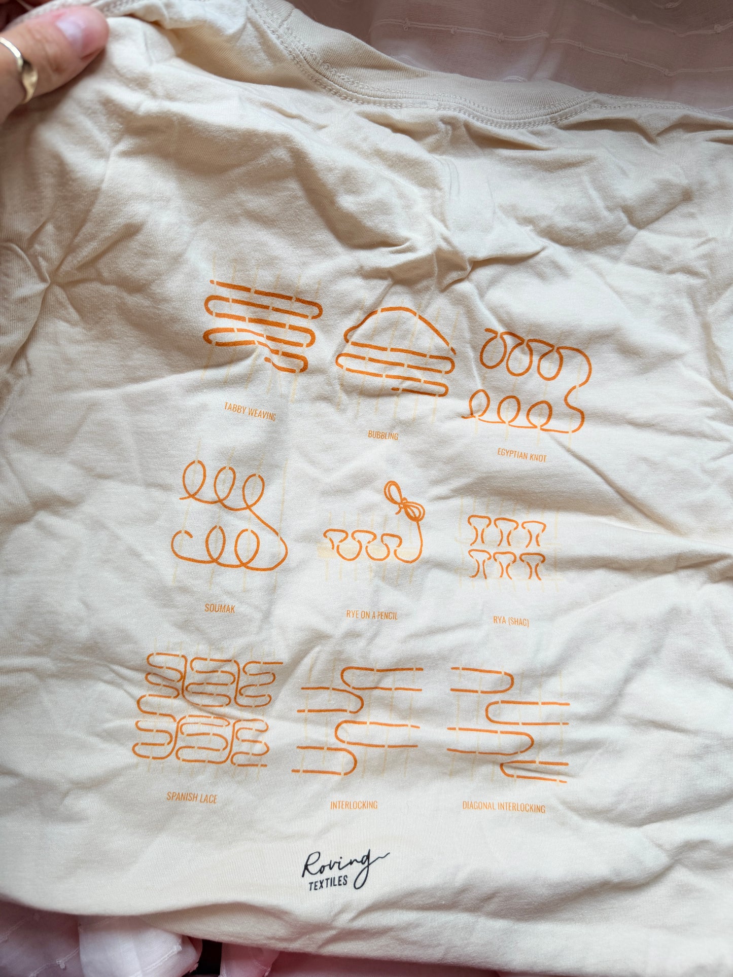 Test Weaving Techniques Tshirt Yellow