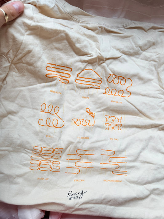 Test Weaving Techniques Tshirt Yellow