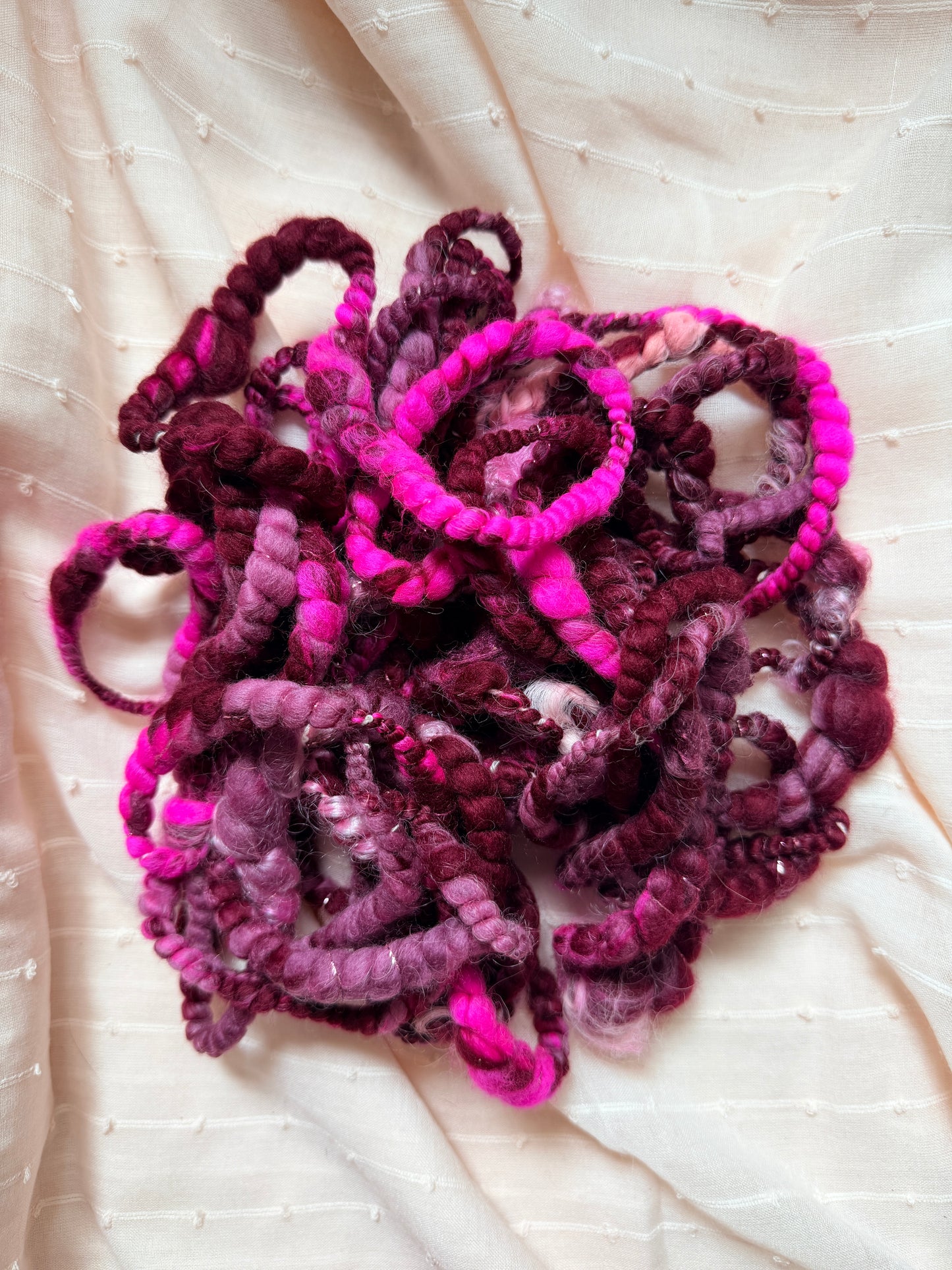 Hand Dyed Yarn Maroon