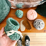 Crochet Baby Booties Kit