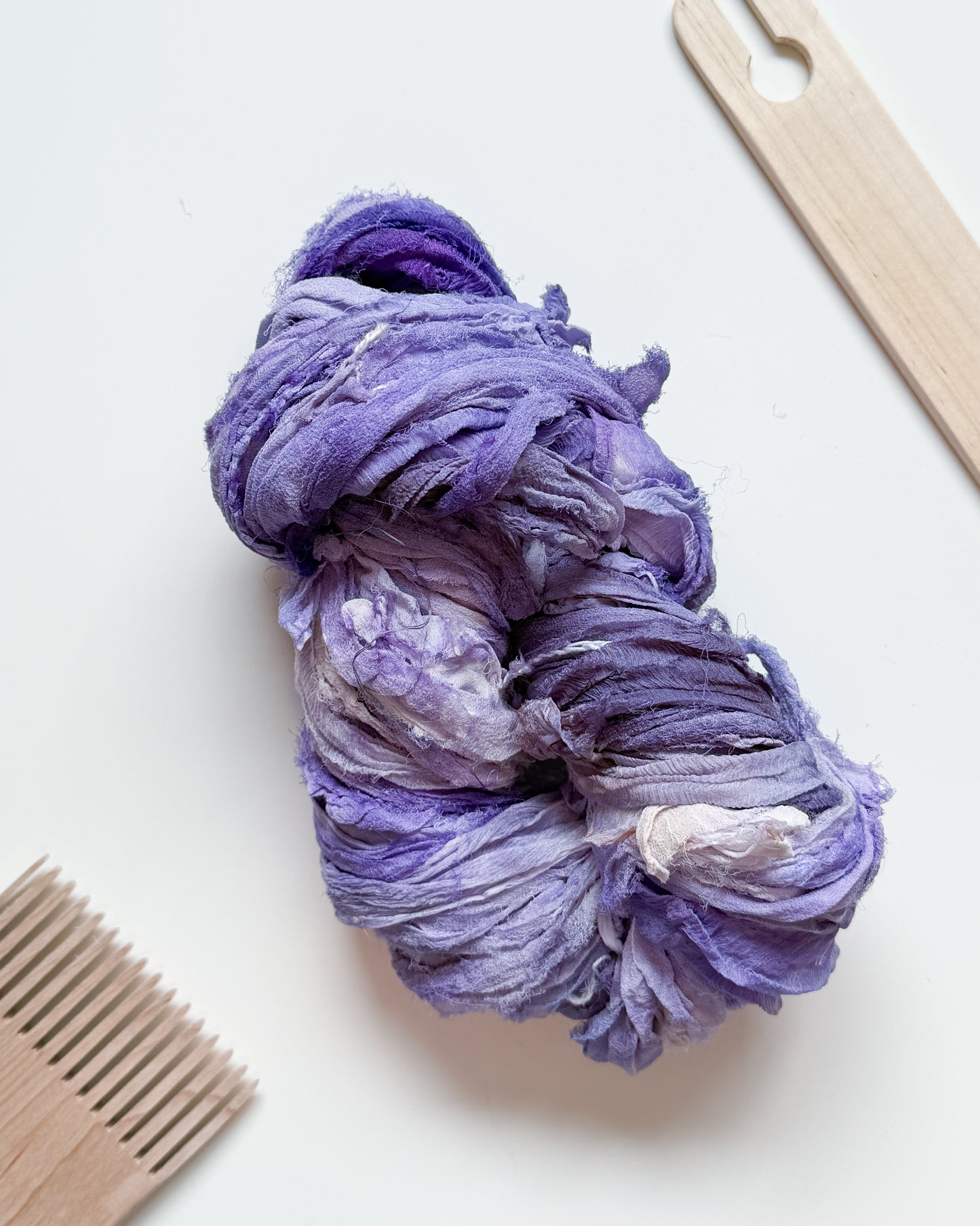 Hand Dyed Silk Chiffon Ribbon