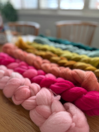 Hand Dyed Roving