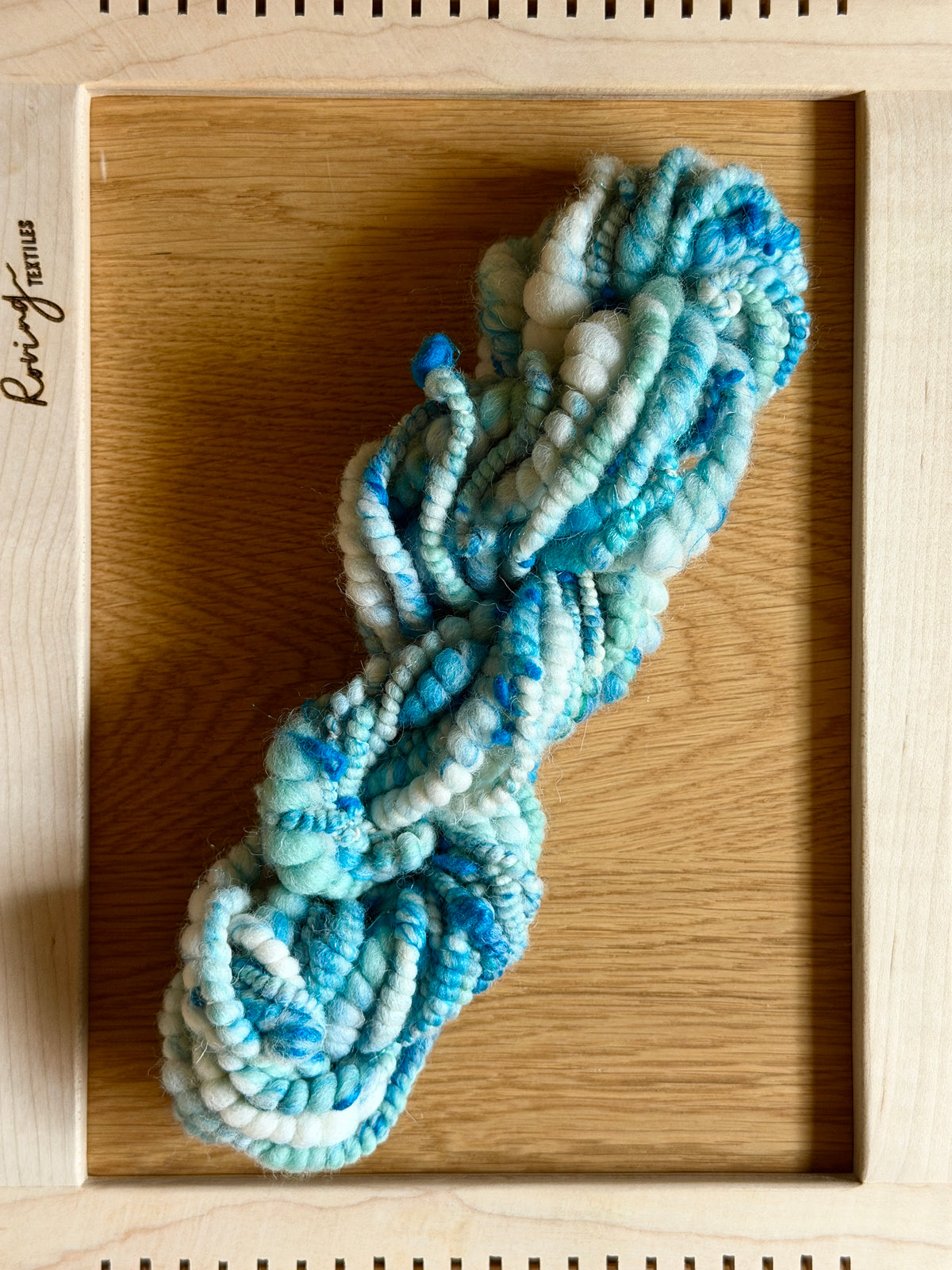 Hand Spun Yarn - Ocean Eyes 2
