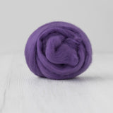 Violet Extra Fine Merino Wool Roving