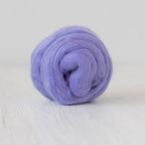 Lilac Extra Fine Merino Wool Roving