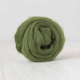 Extra Fine Merino Wool Roving Ivy
